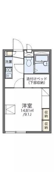 レオパレスグランドカメリアの間取り画像