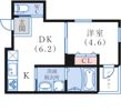 Jハイツ湊川の間取り画像