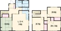 木太町戸建ての間取り画像