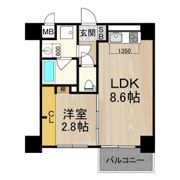 フロンティアタワー九条Iの間取り画像
