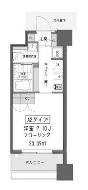 ガーデン蒲田の間取り画像