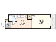 第3中西マンションの間取り画像