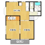 サンピア曙Aの間取り画像