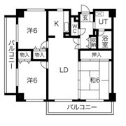 アビタシオン橋本Iの間取り画像