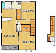 コムハウス壱番館 (直方)の間取り画像