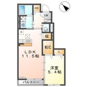 クラッセ山手の間取り画像