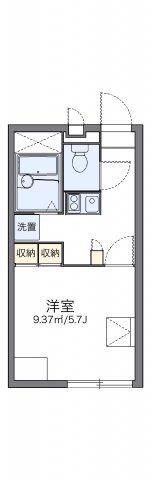 レオパレスハーベストの間取り画像