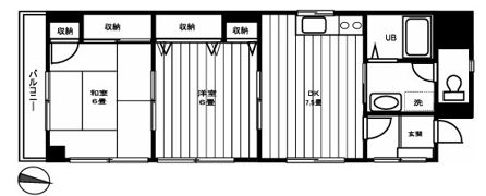 グランドステータス船橋本町の間取り画像