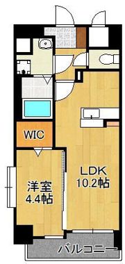 ニューサンリバー15番館の間取り画像