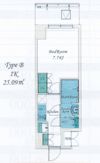 スプランディッド錦糸町Ⅱの間取り画像
