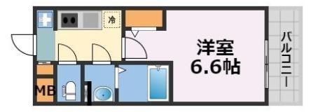 エスリードレジデンス梅田マークスの間取り画像