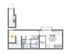 レオパレス日野の間取り画像