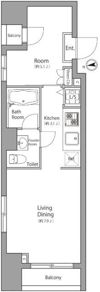 ラ・グラースダイヤモンドマンション秋葉原の間取り画像