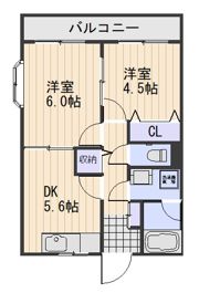 メゾン福泉の間取り画像