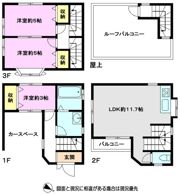 鶴瀬西三丁目戸建の間取り画像