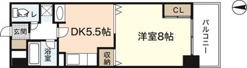 プレステージ榎町の間取り画像