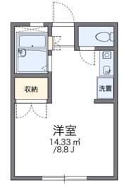 レオパレスみらいの間取り画像