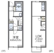 レオネクストクレール住吉Ⅱの間取り画像
