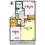 メゾン定正 Aの間取り画像