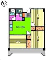 第85杉フラットの間取り画像