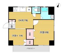田園マンションの間取り画像