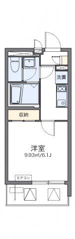 レオネクストアヴリール九条の間取り画像