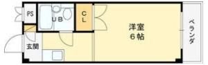 コーポ矢野の間取り画像