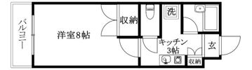 近藤マンション（北久米）の間取り画像