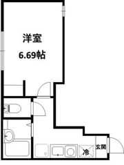 ワイズ横浜井土ヶ谷Stの間取り画像