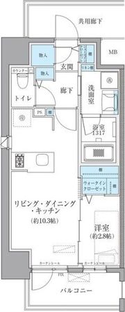 TENAS今池の間取り画像