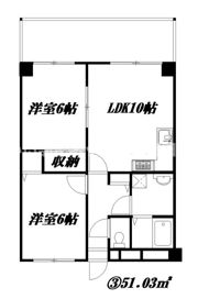 ジオナ塚本の間取り画像