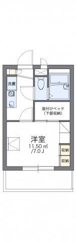 レオパレスボムールの間取り画像