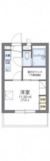 レオパレスボムールの間取り画像