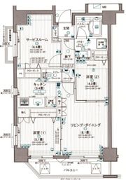 日神パレステージ新板橋の間取り画像