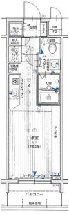 エスリード御堂筋梅田の間取り画像