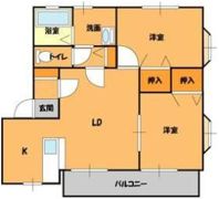 ファミーユ Bの間取り画像
