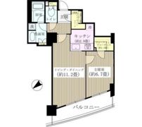 マークスタワーの間取り画像