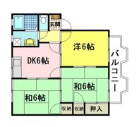 フレグランス光樹A棟の間取り画像