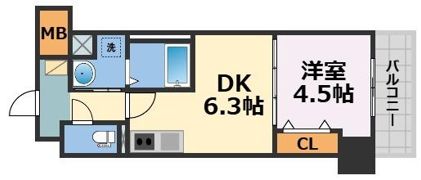 クローバー・レジデンス城東放出の間取り画像