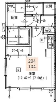 Villa Minetteの間取り画像