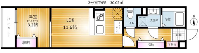 REVENE習志野の間取り画像