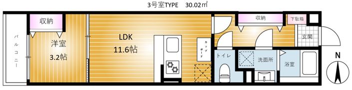 REVENE習志野の間取り画像