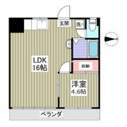 サンライズ・コーポ足立の間取り画像