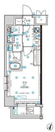 クレイシア板橋蓮沼の間取り画像