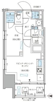パークアクシス西大島コンフォートスクエアの間取り画像
