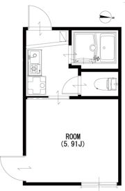 ブンカ北千住の間取り画像