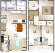 カシリア柳ケ丘 D棟の間取り画像
