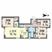 グラン シャンテの間取り画像
