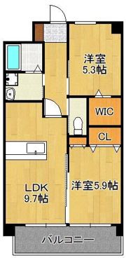 Fu-tonIII 黒崎の間取り画像