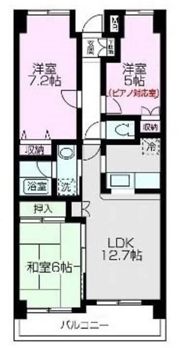 グランメリーの間取り画像